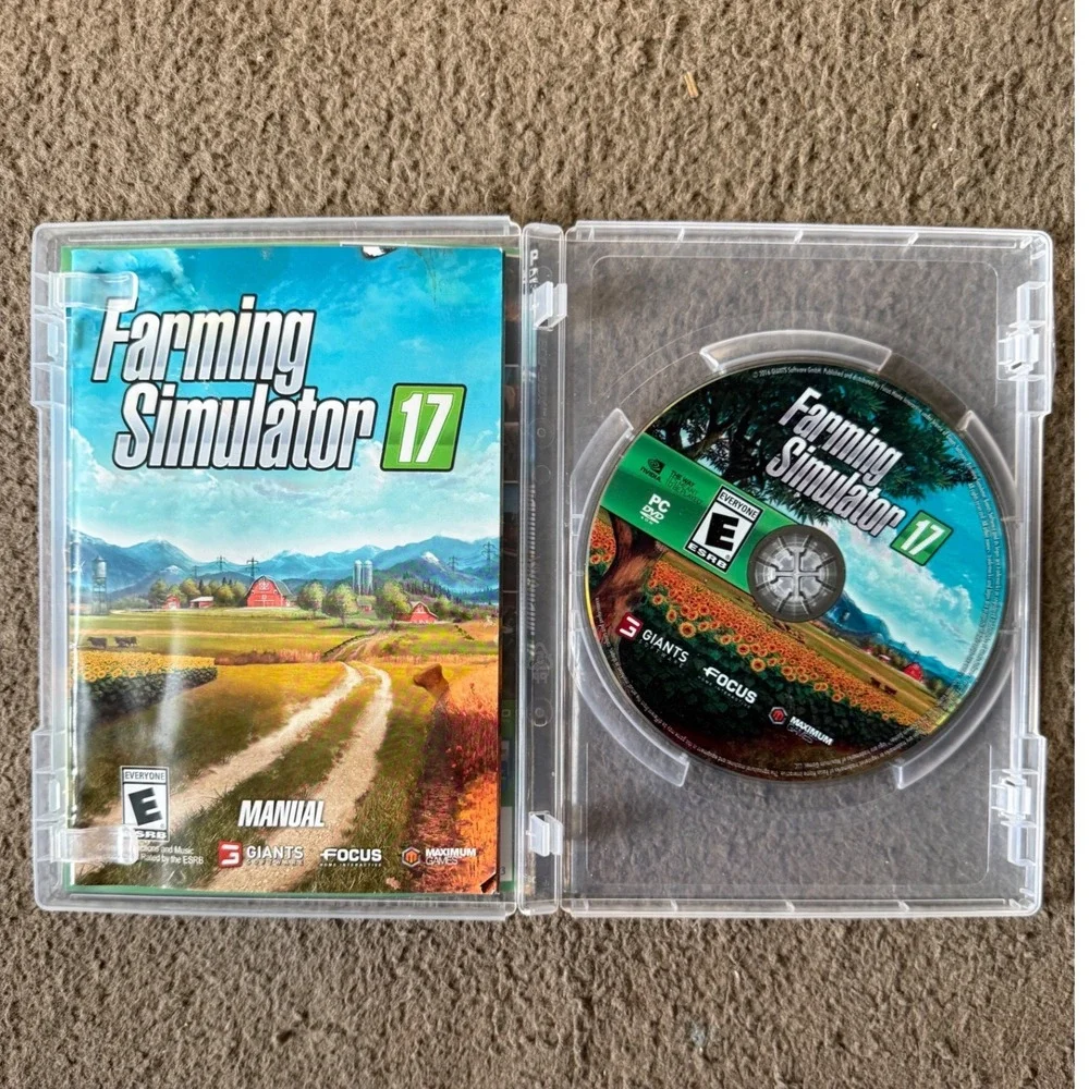 Farming Simulator 17 PC DVD-ROM Walmart Bonus Edition Giants Software Focus Home